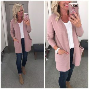 Brand New, Never Worn Blush Madewell Cardigan